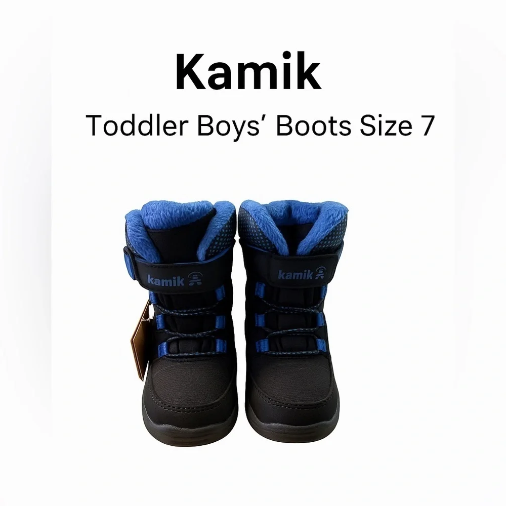 Kamik Waterproof Winter Boots · Toddler Boys’ Size 7